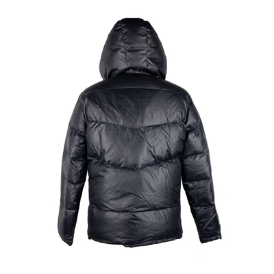 Aquascutum Polyester Men's Jacket In Black