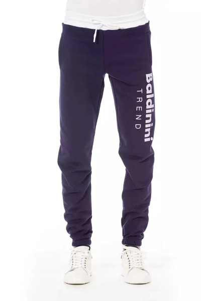 Shop Baldinini Trend Chic Purple Fleece Sport Pants - Elevate Your Men's Style