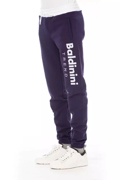 Shop Baldinini Trend Chic Purple Fleece Sport Pants - Elevate Your Men's Style