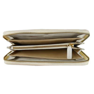 Shop Cavalli Class Elegant White Calfskin Leather Women's Wallet
