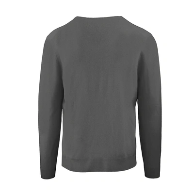 Shop Malo Elegant V-neck Cashmere Sweater In Magnet Men's Gray