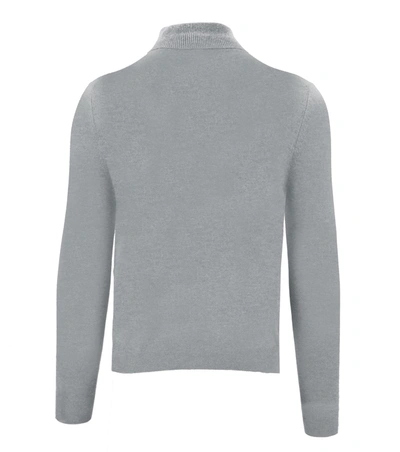 Shop Malo Elevated Cashmere High Neck Men's Sweater In Gray