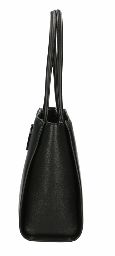 Shop Plein Sport Sleek Black Three-compartment Tote Women's Bag