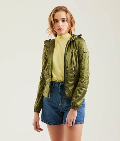 Shop Refrigiwear Ultra-light Metallic Sheen Women's Women's Jacket In Green