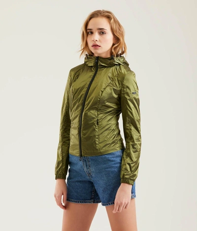 Shop Refrigiwear Ultra-light Metallic Sheen Women's Women's Jacket In Green