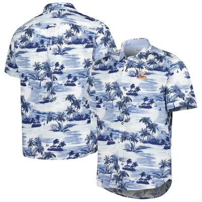 Shop Tommy Bahama Navy Virginia Cavaliers Tropical Horizons Button-up Shirt