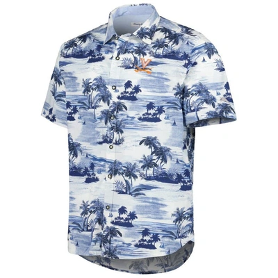 Shop Tommy Bahama Navy Virginia Cavaliers Tropical Horizons Button-up Shirt