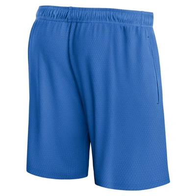 Shop Fanatics Branded Blue Oklahoma City Thunder Post Up Mesh Shorts