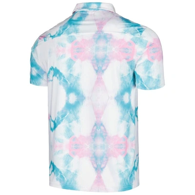 Shop Flomotion White The Players Cotton Candy Tie-dye Polo