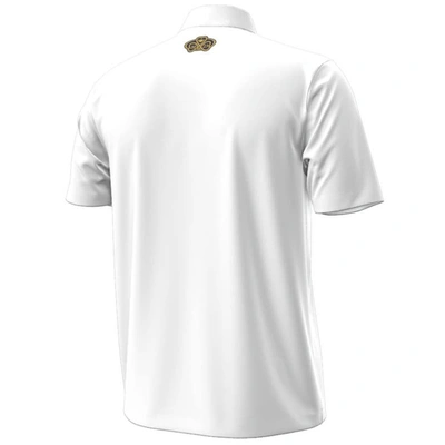 Shop Under Armour White Navy Midshipmen 2023 Aer Lingus College Football Classic Polo