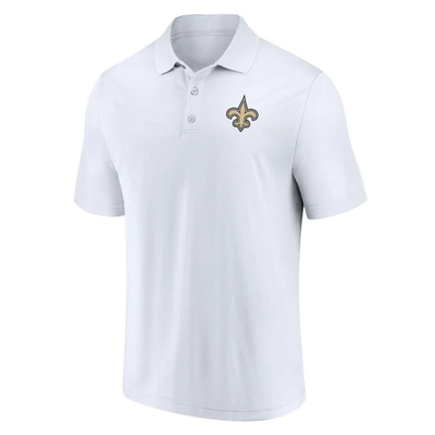 Shop Fanatics Branded White New Orleans Saints Component Polo