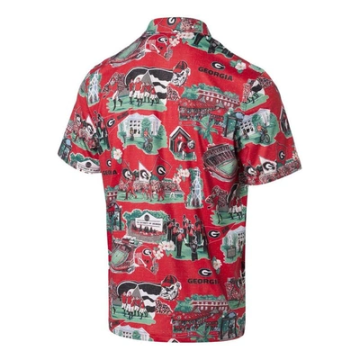 Shop Reyn Spooner Red Georgia Bulldogs Scenic Polo