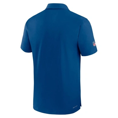 Shop Nike Royal Indianapolis Colts Sideline Coaches Performance Polo