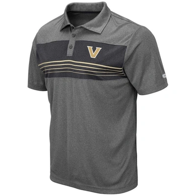 Shop Colosseum Heather Charcoal Vanderbilt Commodores Smithers Polo