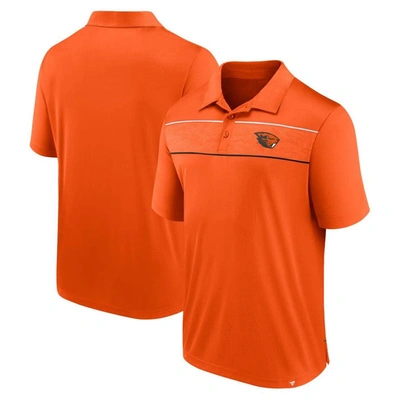 Shop Fanatics Branded  Orange Oregon State Beavers Defender Polo