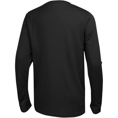 Shop Outerstuff Black Las Vegas Raiders Side Drill Long Sleeve T-shirt