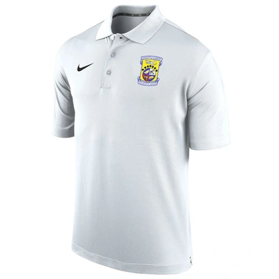 Shop Nike White Air Force Falcons Rivalry Intensity Polo