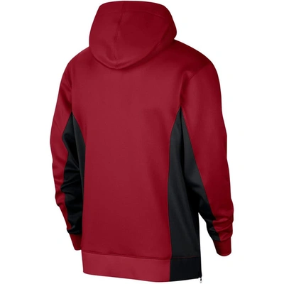Shop Nike Red Miami Heat 2023/24 Authentic Showtime Full-zip Hoodie