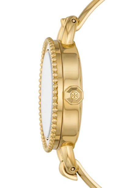 Shop Tory Burch The Miller Bangle Watch Set, 27mm In Gold