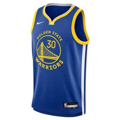 Shop Nike Youth  Stephen Curry Royal Golden State Warriors Swingman Jersey
