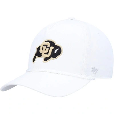Shop 47 '  White Colorado Buffaloes Rope Hitch Adjustable Hat
