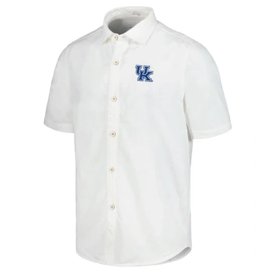 Shop Tommy Bahama White Kentucky Wildcats Coconut Point Palm Vista Islandzone Camp Button-up Shirt
