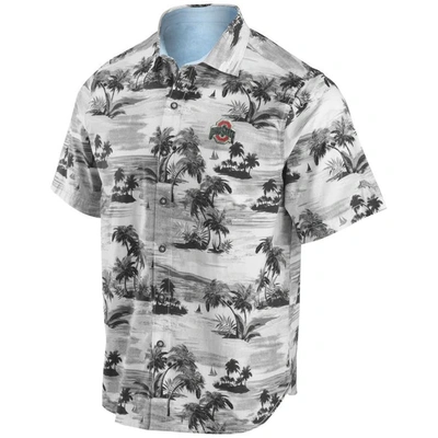 Shop Tommy Bahama Black Ohio State Buckeyes Tropical Horizons Button-up Shirt