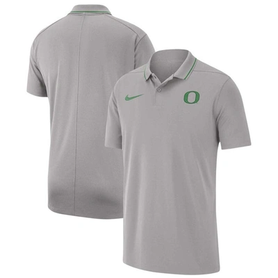 Shop Nike Gray Oregon Ducks 2023 Coaches Performance Polo