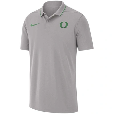 Shop Nike Gray Oregon Ducks 2023 Coaches Performance Polo
