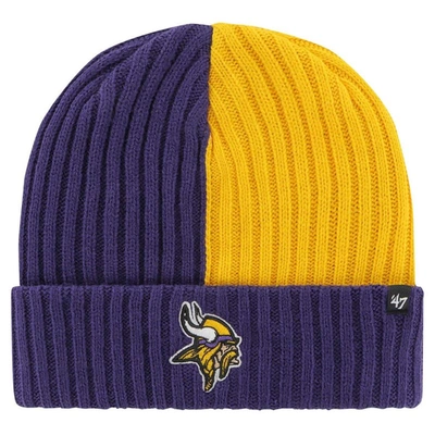 Shop 47 ' Purple Minnesota Vikings Fracture Cuffed Knit Hat