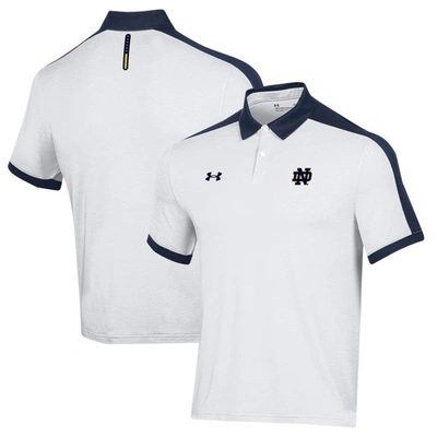 Shop Under Armour White Notre Dame Fighting Irish Trophy Polo