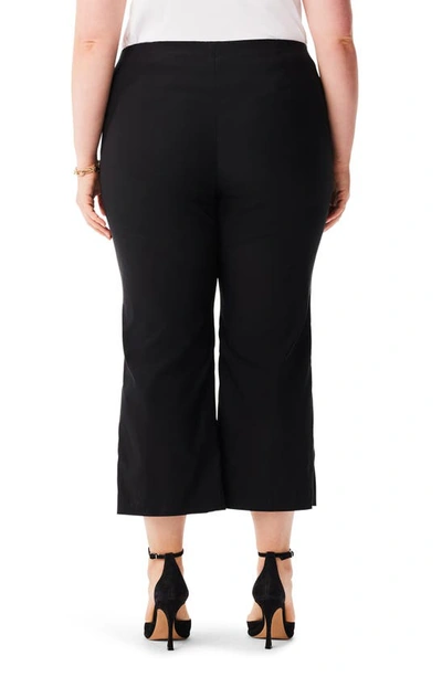 Shop Nic + Zoe Wonderstretch Wide Leg Pull-on Pants In Black Onyx