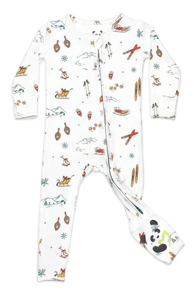 Shop Bellabu Bear Kids' Vintage Holiday Convertible Footie Pajamas