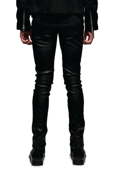 Shop Monfrere Noir Straight Leg Leather Pants In Noir Leather