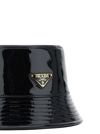 Shop Prada Hats E Hairbands In Nero