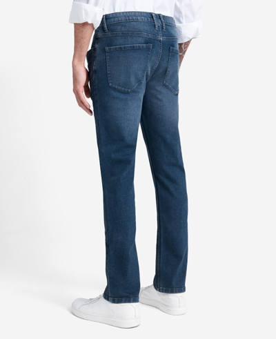 Kenneth Cole Slim-fit Recycled Stretch Denim Jean In Leroy - Medium Blue