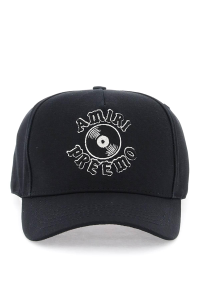 Shop Amiri Baseball Cap With Premier Record Embroidery