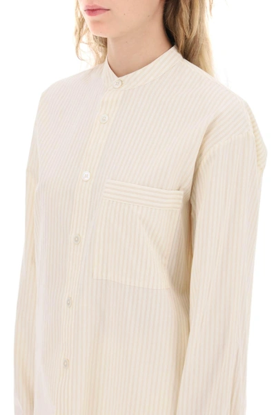 Shop Birkenstock X Tekla Organic Poplin Pajama Shirt