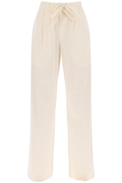 Shop Birkenstock X Tekla Pajama Pants In Striped Organic Poplin