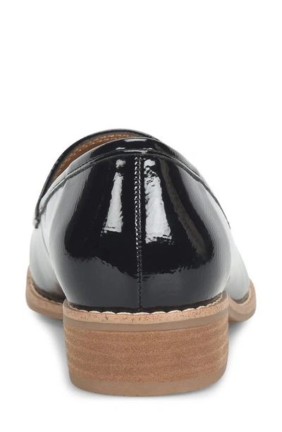 Eurosoft Norena Slip-on Loafer In Black Crinkle Patent
