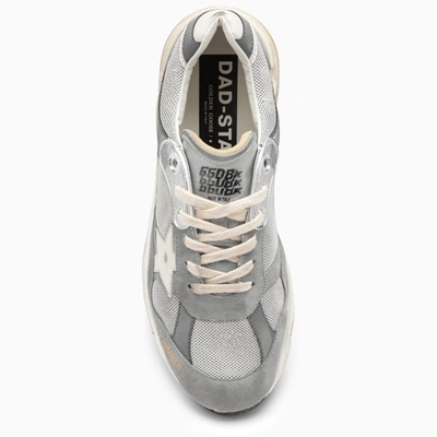 Shop Golden Goose Deluxe Brand Grey/silver Dad Star Trainer