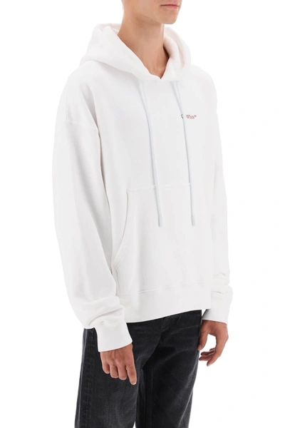 Shop Off-white Off White Hoodie With Back Arrow Print