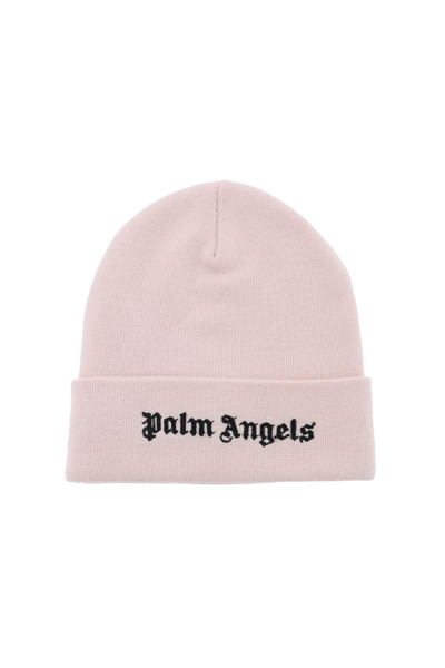Shop Palm Angels Beanie With Logo