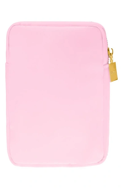 Shop Bloc Bags Mini Heart Cosmetics Bag In Baby Pink