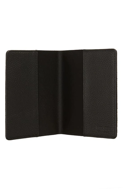 Judith Leiber Traveler Crystal Beaded Passport Holder In Jet