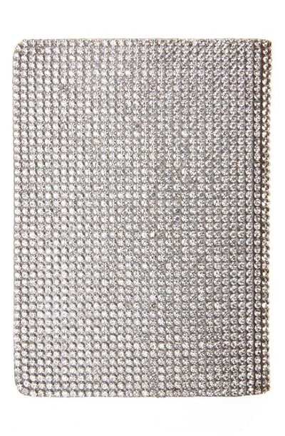 Judith Leiber Traveler Crystal Beaded Passport Holder In Rhine