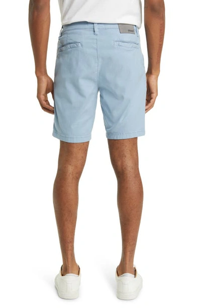 Mavi Jeans Noah Stretch Twill Flat Front Shorts In Mountain Spring Luxe Twill