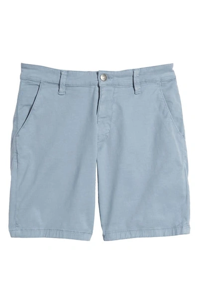Mavi Jeans Noah Stretch Twill Flat Front Shorts In Mountain Spring Luxe Twill