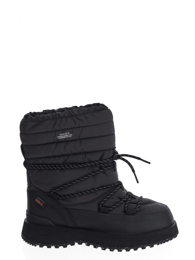 Shop Suicoke Bower Evab Hi Lace Boots In Black