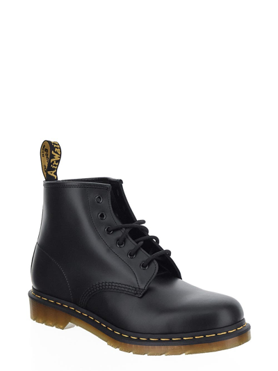 Shop Dr. Martens' Smooth Leather Ankle Boots In Black